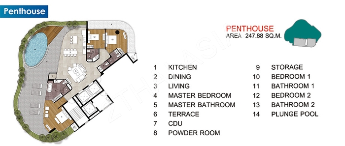 Star Residence Condo, Pattaya, Pratumnak - photo, price, location map