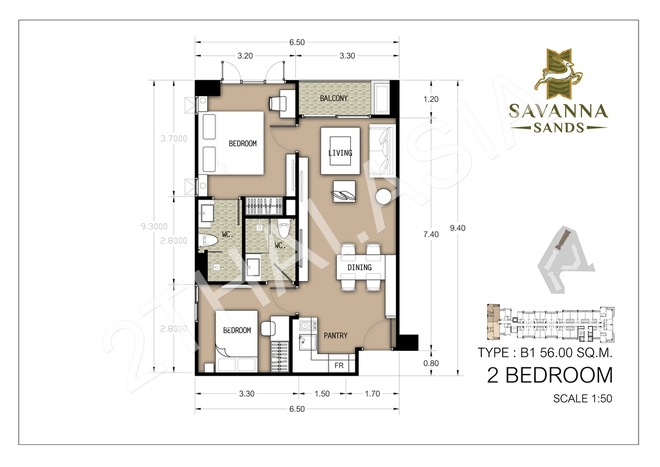 Savanna Sands Condo, Pattaya, Jomtien - photo, price, location map