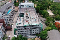 Beach 7 Condominium - aerial photos of construction
