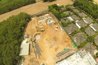 Laguna Beach Resort 1 construction aerial pictures