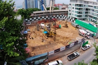 The Point Pratumnak - construction site