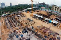 Dusit Grand Park Pattaya - construction site