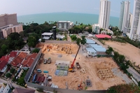 The Riviera Wongamat Beach - construction site