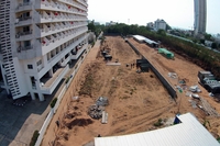 Trio Gems Condominium - construction site