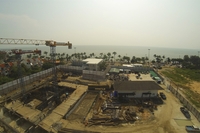 Cetus Beachfront - construction site photos
