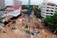 Skylight Condominium - construction site