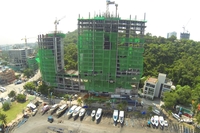 Waterfront Suites&Residences - photos of construction site